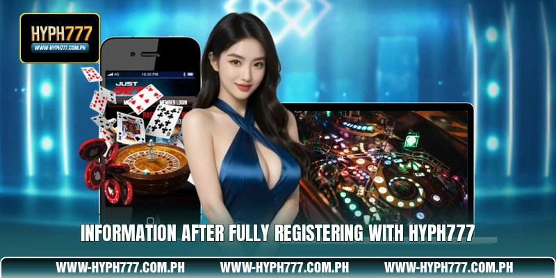 Information after fully registering with HYPH777