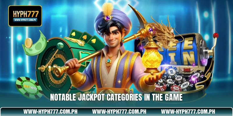 Notable jackpot categories in the game